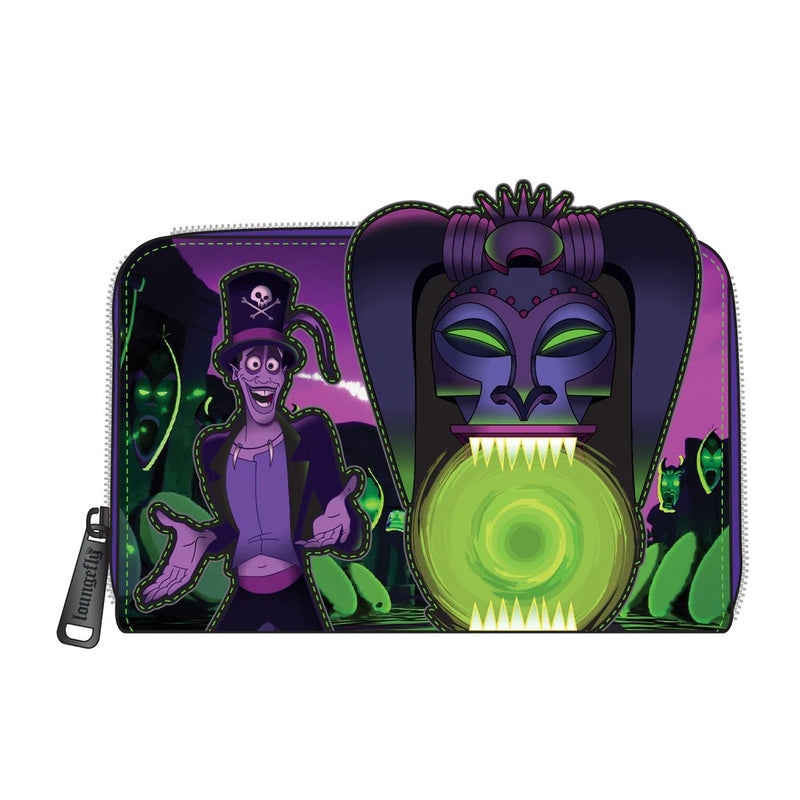 The Princess and the Frog - Dr. Facilier Glow Zip Purse