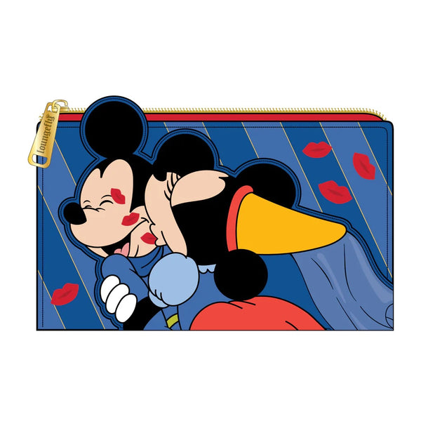 Disney - Brave Little Tailor Mickey and Minnie Mouse Flap Purse