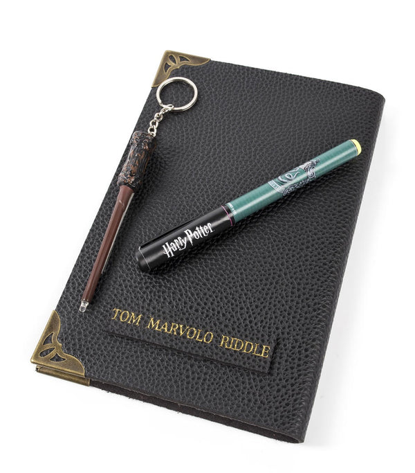 Harry Potter Tom Riddle's Diary, Notebook with Invisible Ink Pen & Wand