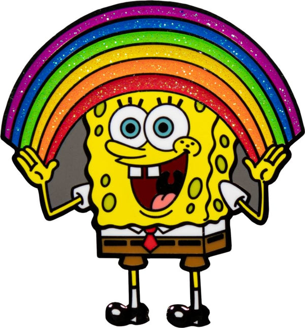 SpongeBob SquarePants - SpongeBob Rainbow Glitter Enamel Pin