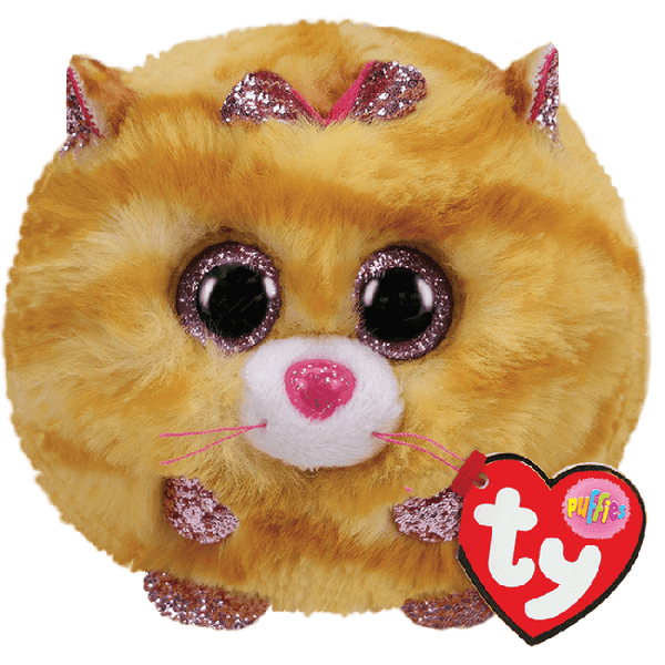 TY Puffies Tabitha Yellow Cat