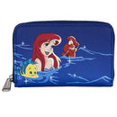 The Little Mermaid - Ariel Fireworks Zip Around Purse