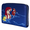 The Little Mermaid - Ariel Fireworks Zip Around Purse