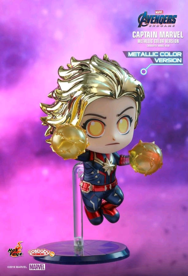 Avengers 4: Endgame - Captain Marvel Metallic Cosbaby