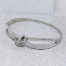 Crystal Knot Bangle