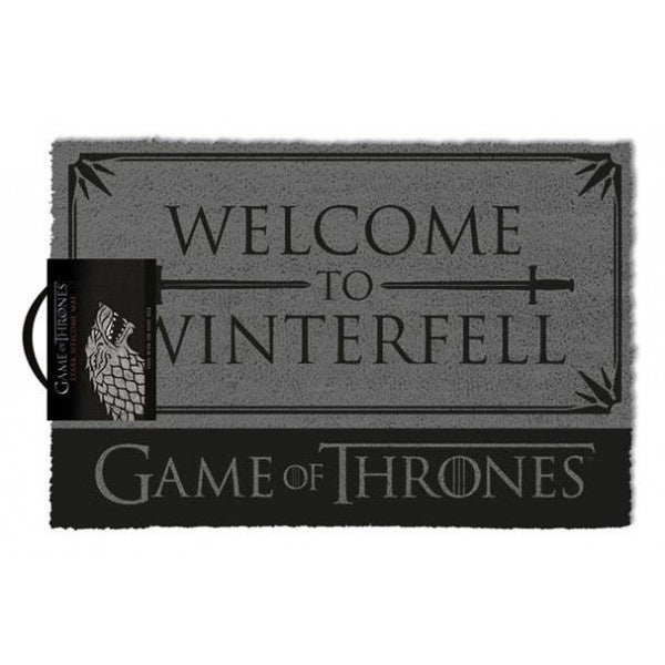 Game Of Thrones - Welcome To Winterfell Licensed Doormat