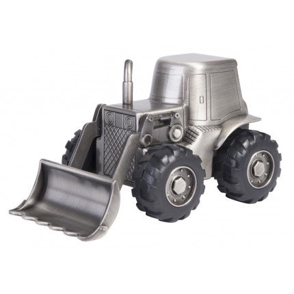 PEWTER TRACTOR MONEYBANK