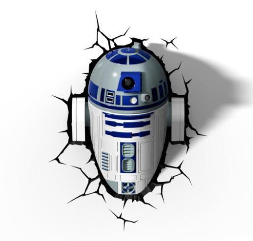 Star Wars R2-D2 - 3D Deco Wall Light