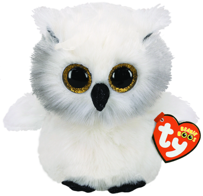 Beanie Boo Regular Austin White Owl