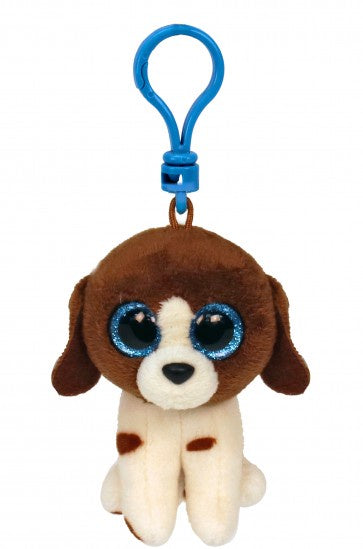 Beanie Boo Clips - Muddles Dog Brown/White
