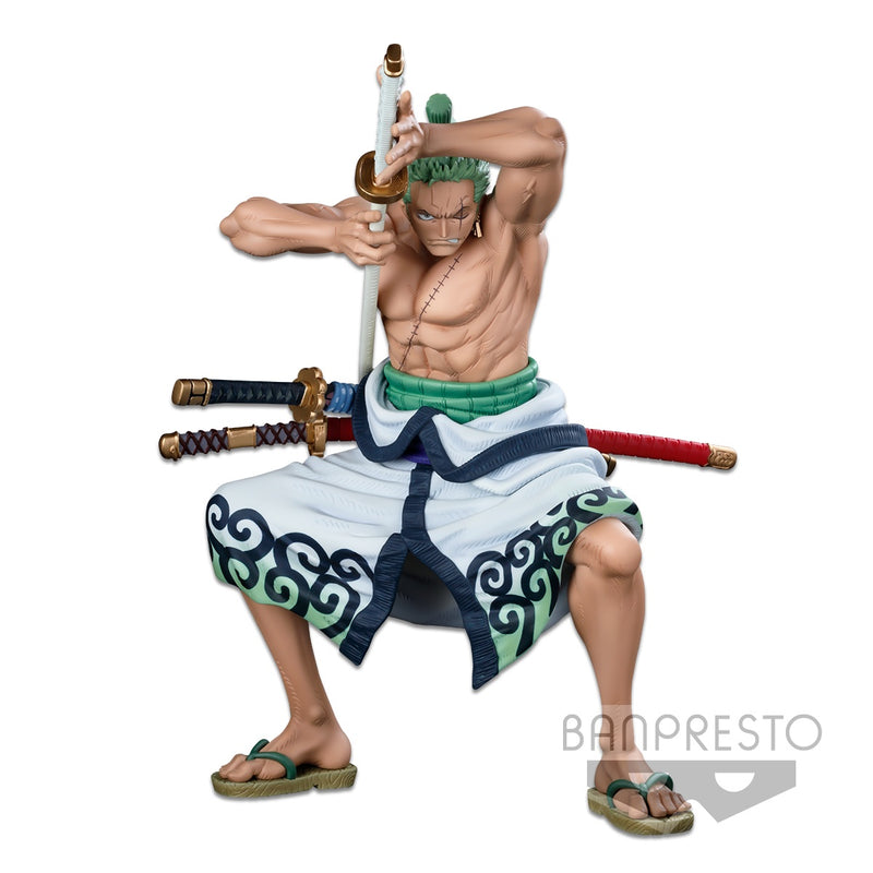One Piece - World Figure Colosseum - Super Master Stars Piece - The Roronoa Zoro Figure - Brush