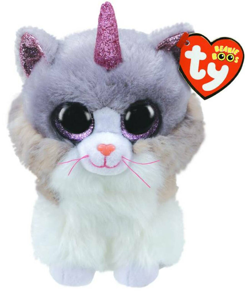 Beanie Boo Medium Asher Cat with Horn