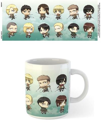 Attack On Titan Mug - Chibi Characters