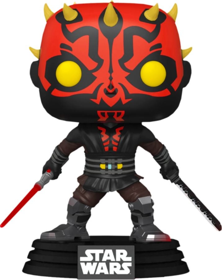 Star Wars: The Clone Wars - Darth Maul with Two Lightsabers US Exclusive Pop! Vinyl [RS]