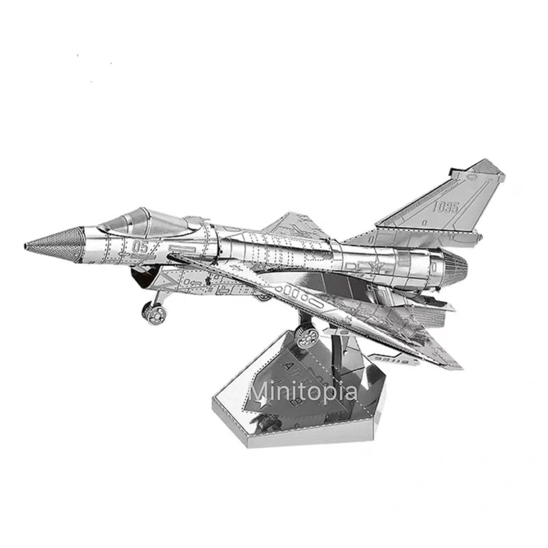 3D Metal Model - J-10 Firebird
