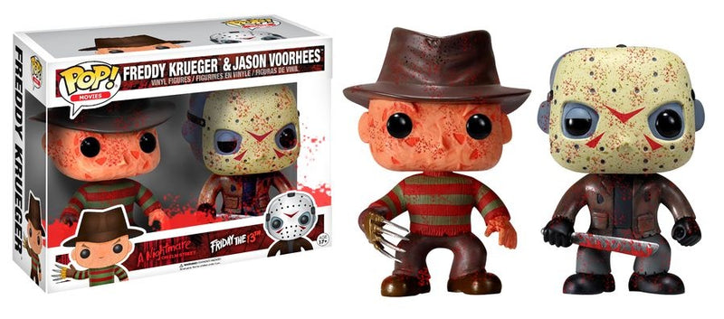 Freddy vs Jason - Freddy Krueger & Jason Voorhees Bloody US Exclusive Pop! Vinyl 2-Pack