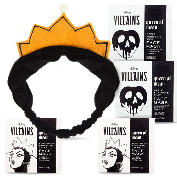 Disney Pop Villains Headband & Face Masks Set