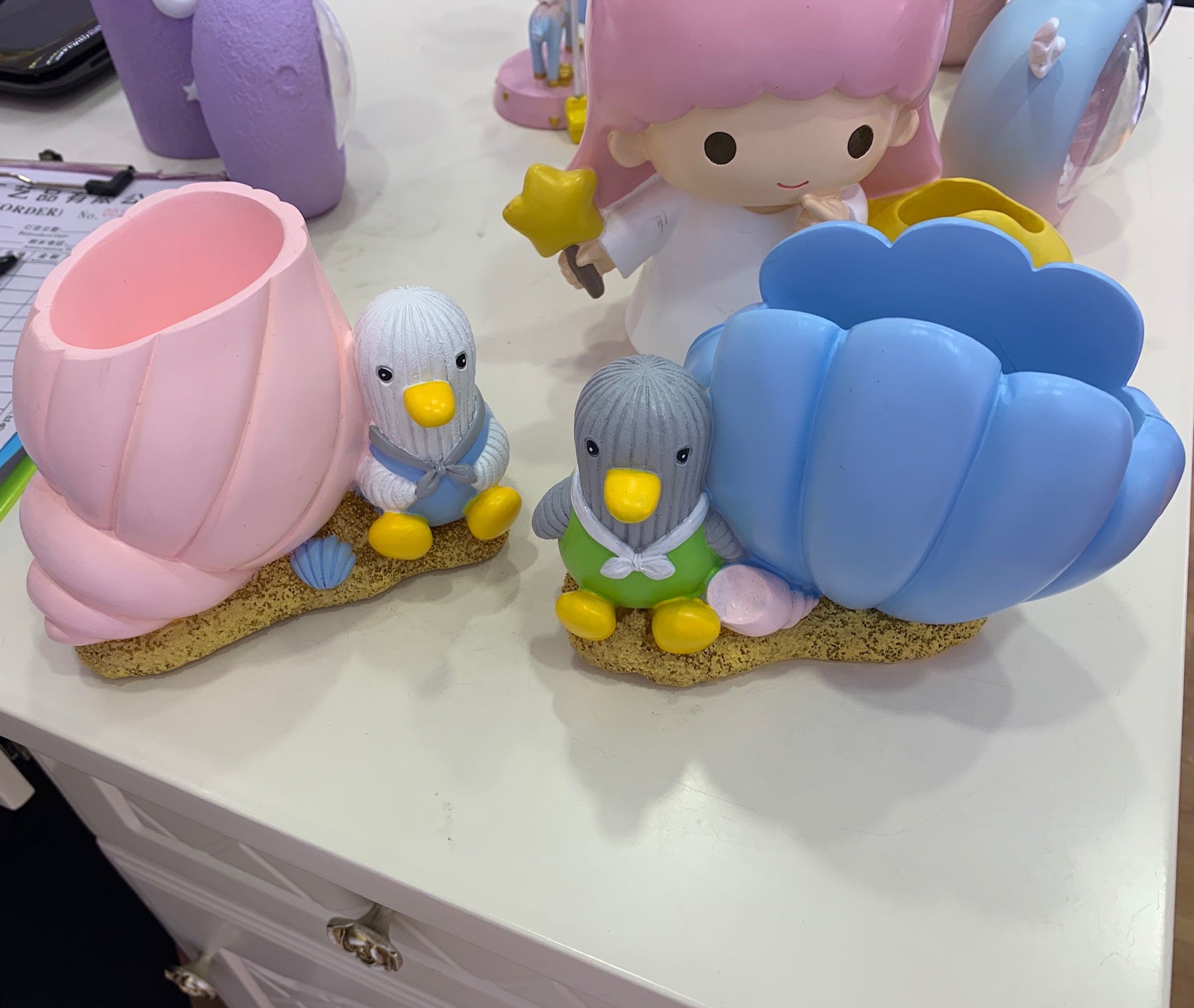 Buy Seagull Seashell Pen Holder Online Australia — Minitopia