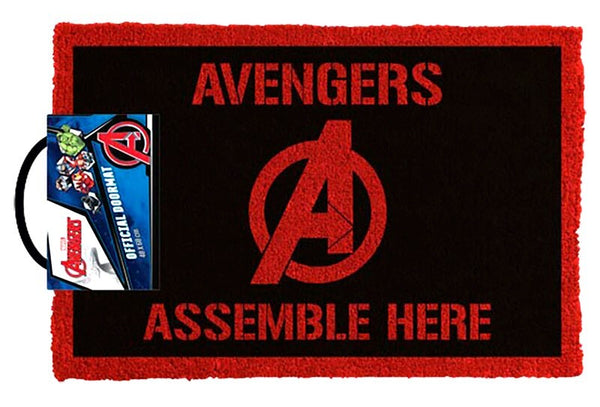 Marvel Avengers Assemble Here Licensed Doormat