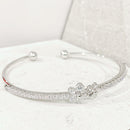 Sarah (Four Petals) Crystal Bangle
