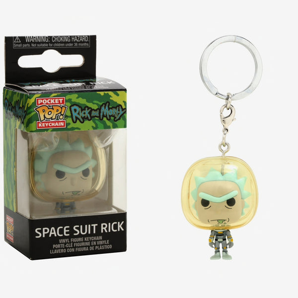 Rick and Morty - Rick Space Suit Pocket Pop! Keychain