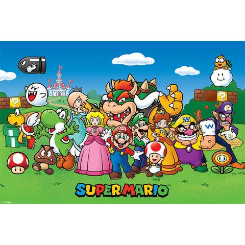 Super Mario - Poster - Characters