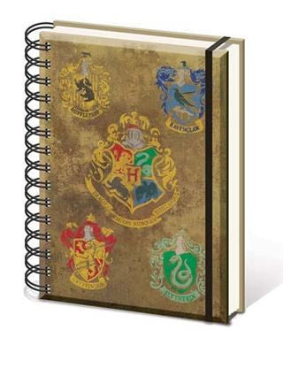 Harry Potter - Hogwarts Crests A5 Notebook