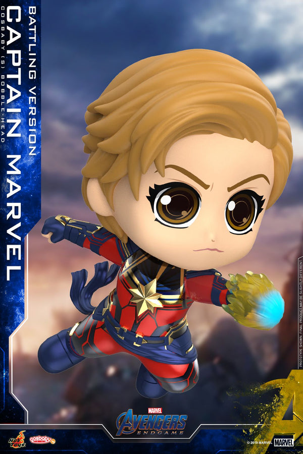 Avengers 4: Endgame - Captain Marvel Battling Cosbaby