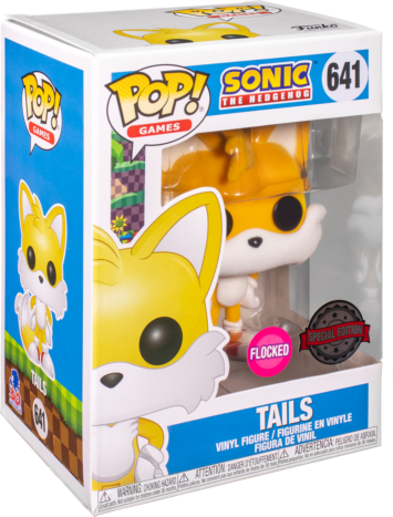 Sonic the Hedgehog - Tails Flocked US Exclusive Pop! Vinyl [RS]