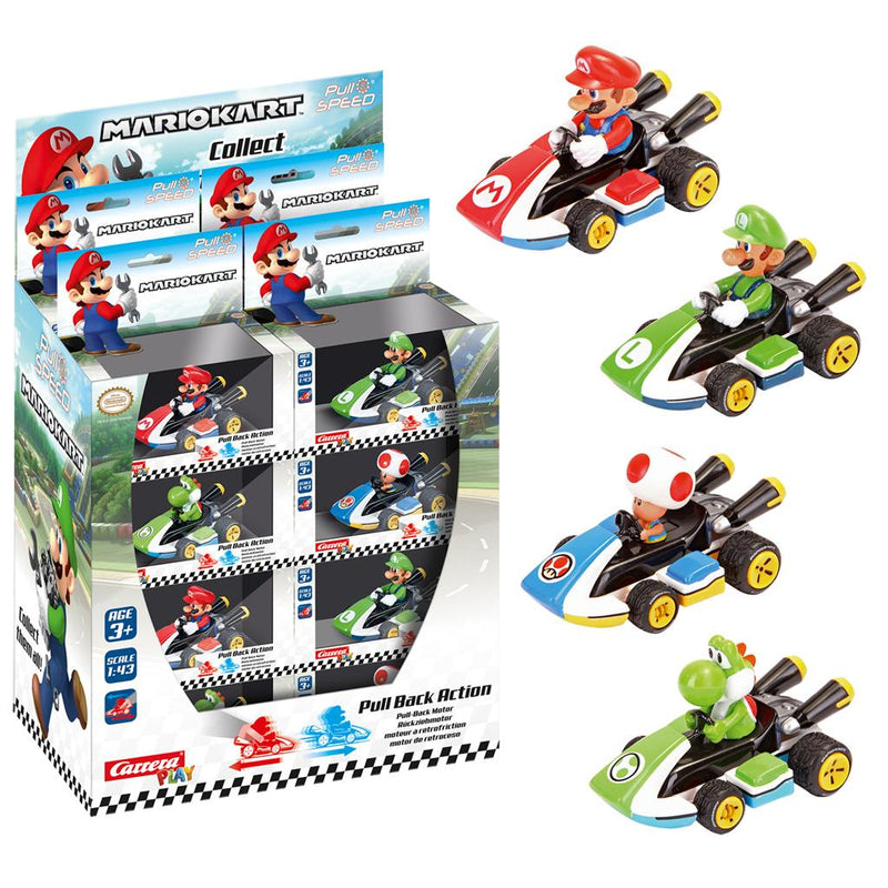Carrera - Mario Kart Pull & Speed Assortment