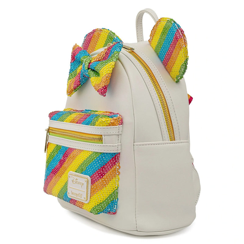 Mickey Mouse - Minnie Sequin Rainbow Mini Backpack | Minitopia