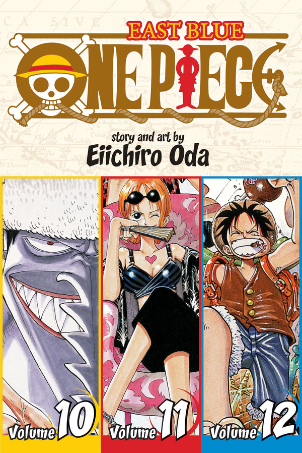 Manga - One Piece (Omnibus Edition), Vol. 10, 11, & 12