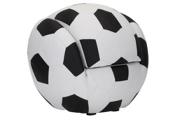 Kids Soccer Ball Chair with Ottoman (HLD/QY08)