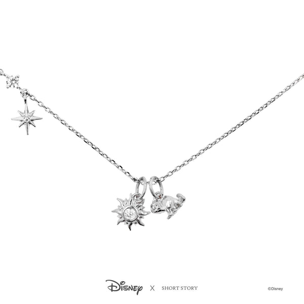Disney - Tangled - Sun & Pascal Necklace (Silver)