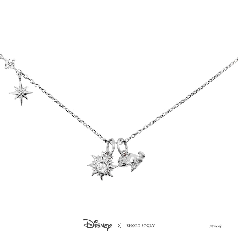 Disney - Tangled - Sun & Pascal Necklace (Silver)