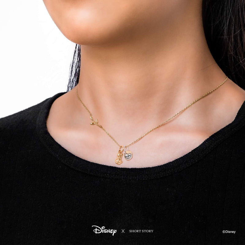 Disney - Winnie the Pooh - Pooh and Hunny Pot Necklace (Gold)