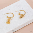 Disney - Beauty and the Beast Hoop Earrings (Gold)