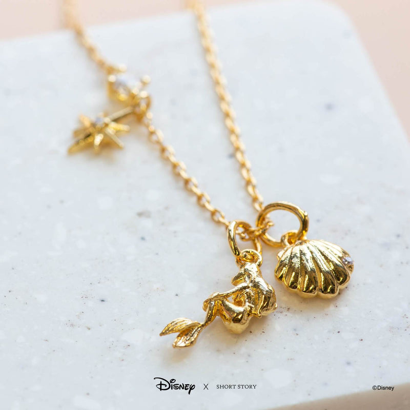 Disney - The Little Mermaid - Ariel Necklace (Gold)