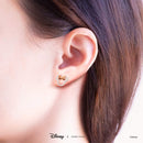 Disney - Diamante Minnie Ears Stencil Earrings (Silver)