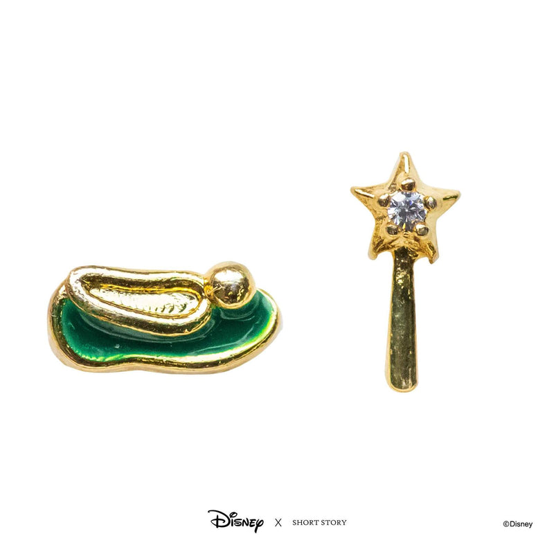 Disney - Peter Pan - Epoxy Tinker Bell Shoe and Wand Earrings