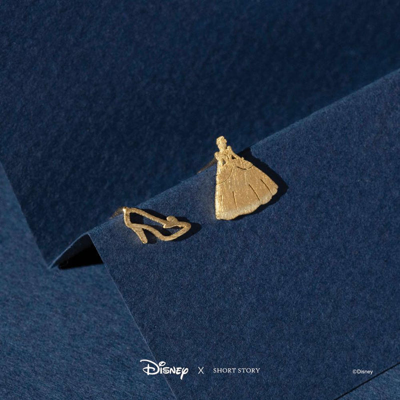 Disney - Cinderella - Dress and Shoe Earrings (Gold)