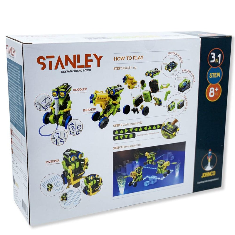 Stanley: 3 in 1 Keypad Coding Robot