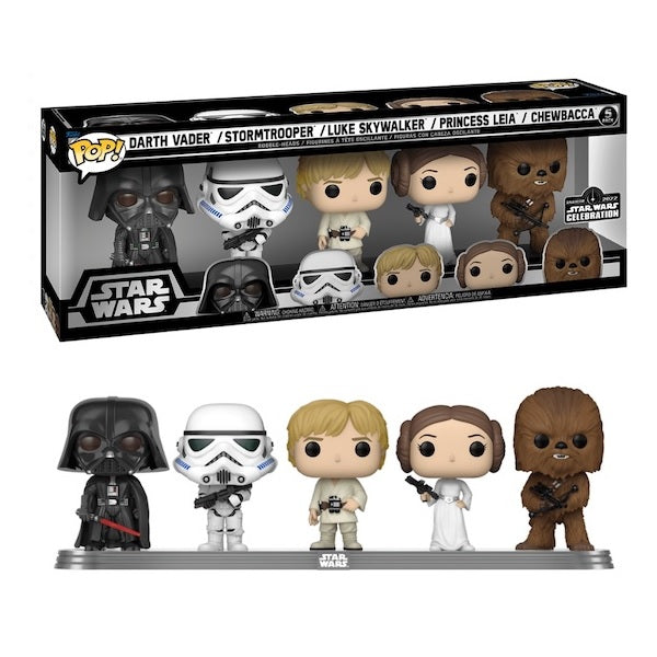 Star Wars Celebration 2022 - Galactic Convention 5-Pack Pop! Vinyl SW22 [RS]