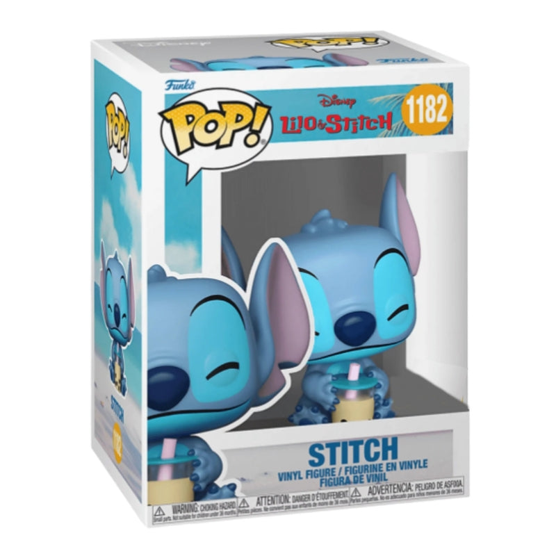 Lilo and Stitch - Stitch with Boba Tea Pop! Vinyl [RS]